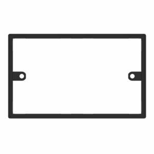 Click Scolmore - Click Deco 2G 10Mm Deco Gasket Bk (VP096BK)