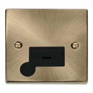 Click Scolmore - Click Deco 13A Fused Connection Unit With Flex Outlet Black (VPAB050BK)