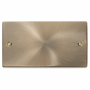 Click Scolmore - Click Deco 2 Gang Blank Plate (VPAB061)