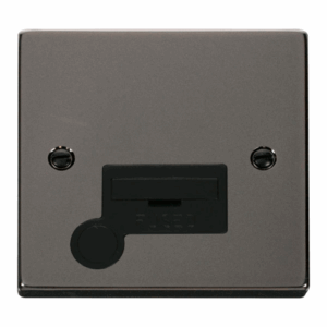 Click Scolmore - Click Deco 13A Fused Connection Unit With Flex Outlet Black (VPBN050BK)