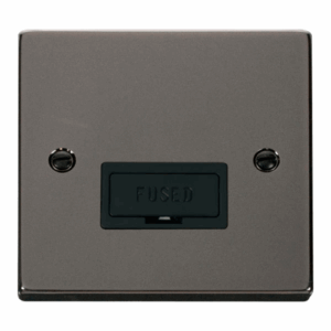 Click Scolmore - Click Deco 13A Fused Connection Unit Black (VPBN650BK)