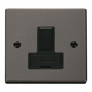 Click Scolmore - Click Deco 13A Fused Switched Connection Unit Black (VPBN651BK)
