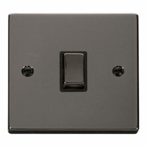 Click Scolmore - Click Deco 20A 1 Gang Dp Ingot Switch Black (VPBN722BK)