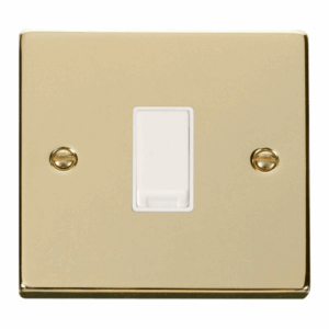 Click Scolmore - Click Deco 1 Gang Intermediate 10Ax Switch White (VPBR025WH)