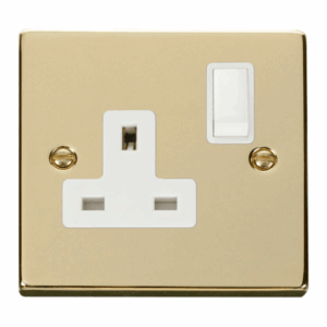 Click Scolmore - Click Deco 1 Gang 13A Dp Switched Socket Outlet White (VPBR035WH)