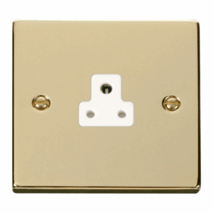 Click Scolmore - Click Deco 2A Round Pin Socket Outlet White (VPBR039WH)