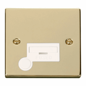 Click Scolmore - Click Deco 13A Fused Connection Unit With Flex Outlet White (VPBR050WH)