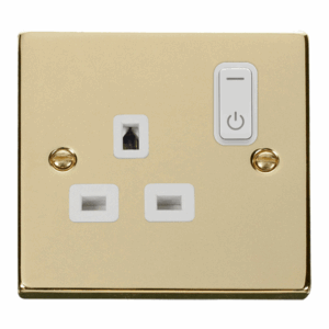 Click Deco Ingot 13A 1G Rf Smart Socket Deco Br Wh