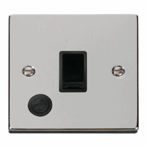 Click Scolmore - Click Deco 20A 1 Gang Dp Switch With Flex Outlet Black (VPCH022BK)