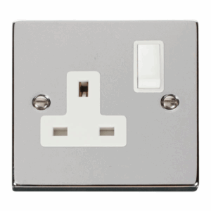 Click Scolmore - Click Deco 1 Gang 13A Dp Switched Socket Outlet White (VPCH035WH)