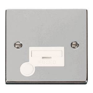 Click Scolmore - Click Deco 13A Fused Connection Unit With Flex Outlet White (VPCH050WH)