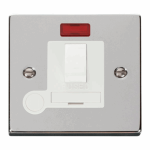 Click Scolmore - Click Deco 13A Fused Switched Connection Unit With Flex Outlet & Neon White (VPCH052WH)