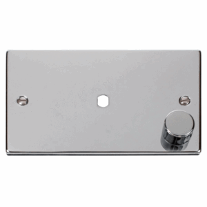 Click Scolmore - Click Deco 2 Gang Plate 1 Module (630W Or 1000W) (VPCH185)