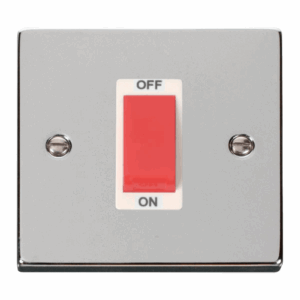 Click Scolmore - Click Deco 1 Gang 45A Dp Switch White (VPCH200WH)
