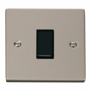 Click Scolmore - Click Deco 1 Gang 2 Way 10Ax Switch Black (VPPN011BK)
