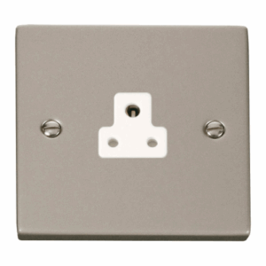Click Scolmore - Click Deco 2A Round Pin Socket Outlet White (VPPN039WH)
