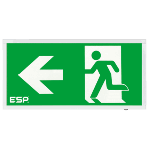 Exit Signs - ESP EM Exit Left Self-Test 3W IP20 Main (D520LWH)