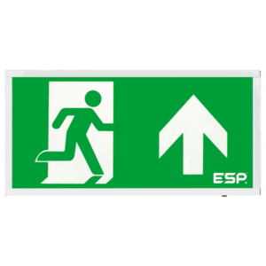 Exit Signs - ESP EM Exit Up Self-Test 3W IP20 Main (D520UWH)