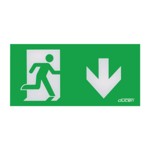 Exit Sign Legends - ESP Exit Box Legend Down (EMEXBOXLGDD)