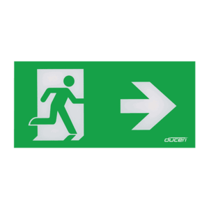Exit Sign Legends - ESP Exit Box Legend Right (EMEXBOXLGDR)