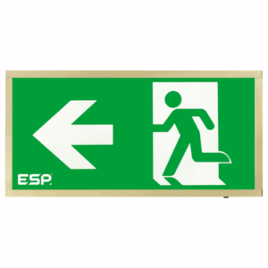 Exit Signs - ESP EM Exit Left 3W IP20 Main (D120LBR)