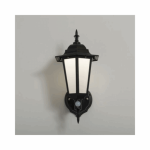 KSR Lighting Manta 7w 4000K LED PIR Polycarbonate Upward Lantern (Black)