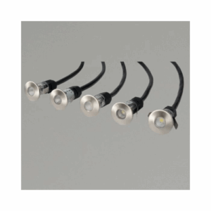 KSR Lighting Mini Cabello Cool (White) LED Ground/Wall Round Recessed (Stainless Steel)