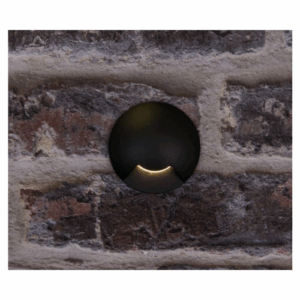 Ground & Drive Over - KSR Lighting Villas Mini 3w 3000K LED One Way Ground/Wall Light (Black) (KSR1378)