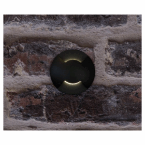 Ground & Drive Over - KSR Lighting Villas Mini 3w 4000K LED Two Way Ground/Wall Light (Black) (KSR1383)