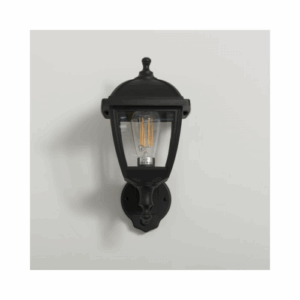 KSR Lighting Bastia E27 PIR 4 sided Lantern (Black)