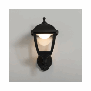 KSR Lighting Bastia 8w 3000K LED PIR 4 sided Lantern (Black)