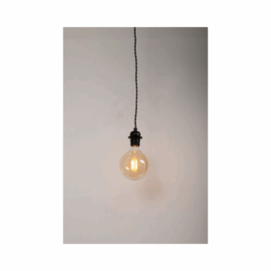 KSR Lighting Carlota E27 Single Pendant (White)