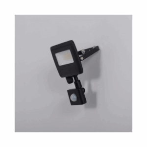 KSR Lighting Siena Cr 20w 4000k Led Pir Floodlight Black