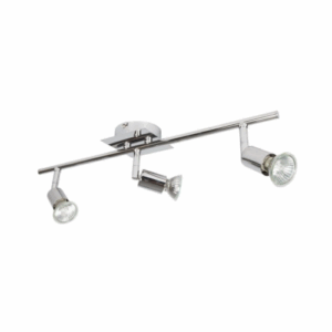 KSR Lighting Nautilus GU10 3 Light Bar Spotlight (Chrome)