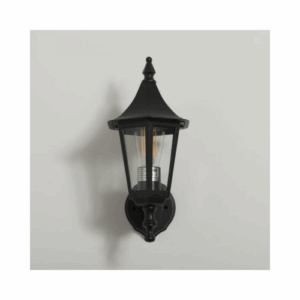 KSR Lighting Coria E27 Upwards Wall Lantern (Black)