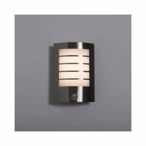 KSR Lighting Acqua 8W 3000K LED Wall Light with PIR Sensor (Steel)