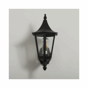 KSR Lighting Coria Grande E27 Upwards Wall Lantern (Black)