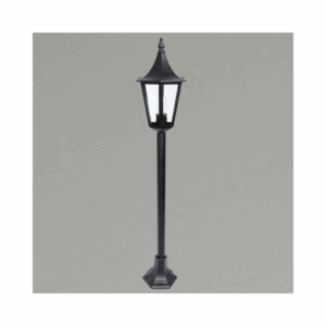 KSR Lighting Coria Grande E27 Mini Post Lantern Black