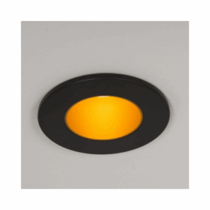 KSR Lighting Qr Pro Black Rim With Matt Gold Baffle