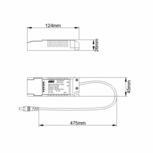 KSR Lighting Qr Pro Commercial 18w Led Emergency Driver Non Dimmable