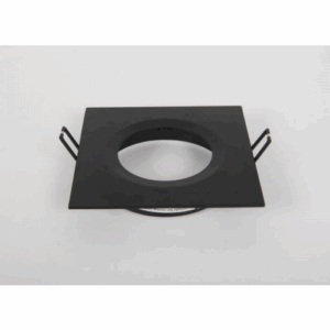 KSR Lighting Qr Pro Commercial Square Fixed Bezel Black