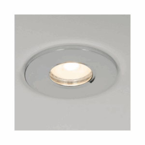 KSR Lighting Firebreak Qr Gu10 Ip65 Chrome Bezel