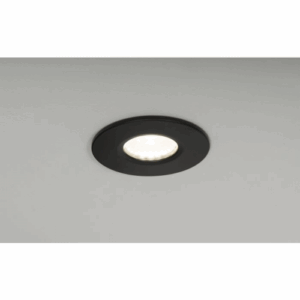KSR Lighting Firebreak Qr Gu10 Ip65 Black Bezel