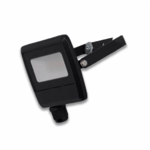 KSR Lighting Siena Cr 10w 4000K LED PIR Floodlight Black