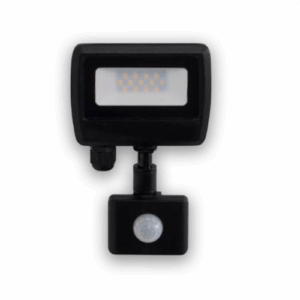 KSR Lighting Siena Cr 50w 4000K LED PIR Floodlight Black