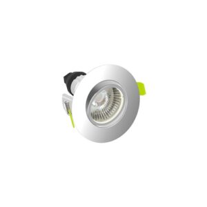 Integral Evofire Midi 92 Tiltable Fire Rated GU10 Polished Chrome Bezel Downlight IP20