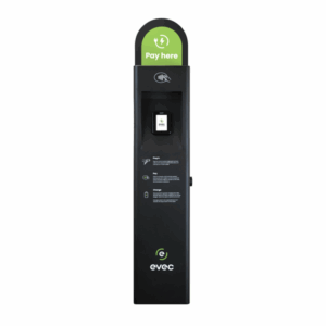7kW / 22kW Commercial Chargers - Evec Payment Wall Box with Light Sensing Controller and PAYTER (PAY-WAL)