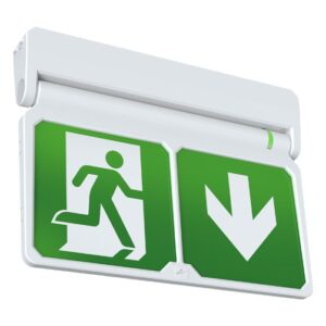 Ansell Adler Exit Sign Maintained / Non-Maintained White