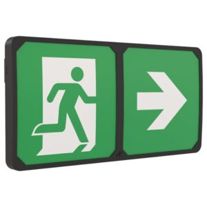 Ansell Adler IP65 Exit Box Maintained / Non-Maintained Black