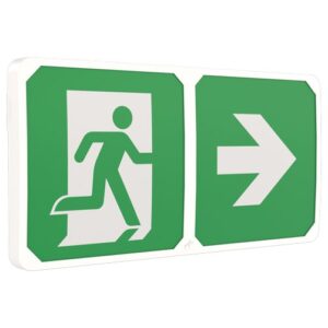 Ansell Adler IP65 Exit Box Maintained / Non-Maintained White